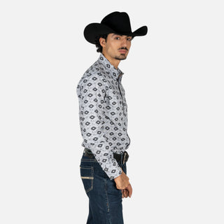 Camisa Rock & Roll Denim Aztec Black Caballero