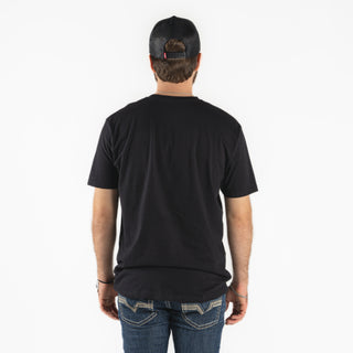 Playera Kimes Ranch Circular Serape Black Caballero