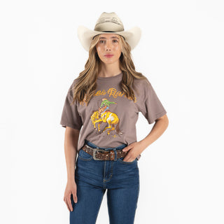 Blusa Kimes Ranch Lucky Rodeo Mocha Dama