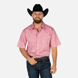 Camisa Panhandle Aztec Red Caballero