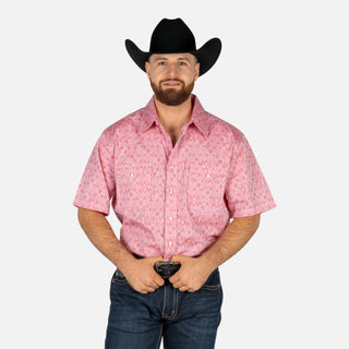 Camisa Panhandle Aztec Red Caballero