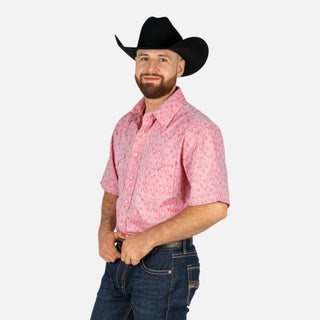 Camisa Panhandle Aztec Red Caballero