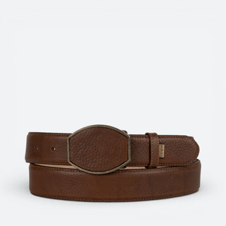 Cinturón La Barca Piel Café Dallas Caballero