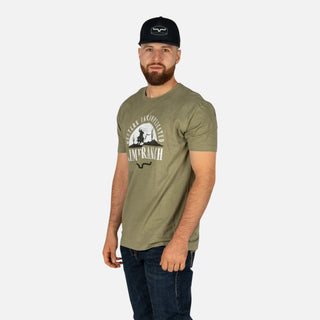 Playera Kimes Ranch The Chase Light Olive Caballero