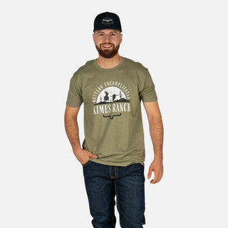 Playera Kimes Ranch The Chase Light Olive Caballero