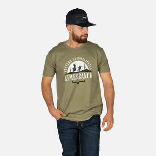 Playera Kimes Ranch The Chase Light Olive Caballero
