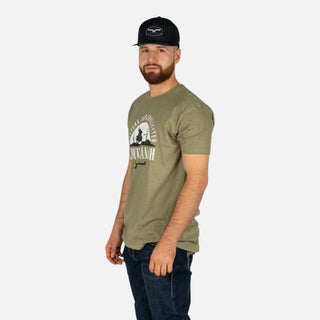 Playera Kimes Ranch The Chase Light Olive Caballero