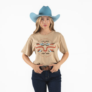 Blusa Kimes Ranch Abiquiu Tan Dama