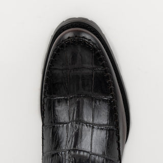 Bota Cuadra Alligator Cola Belly Cerdeña Café Caballero