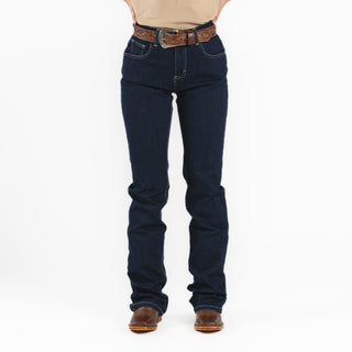 Jeans Wrangler Retro High Rise Marino Dama