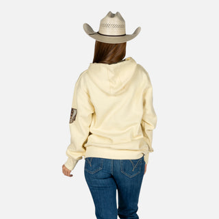 Sudadera Western Linen Pelo Caballero Beige Dama