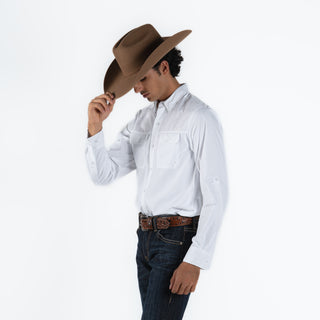 Camisa Ariat Venttek Outbound White Caballero