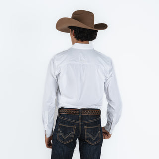 Camisa Ariat Venttek Outbound White Caballero