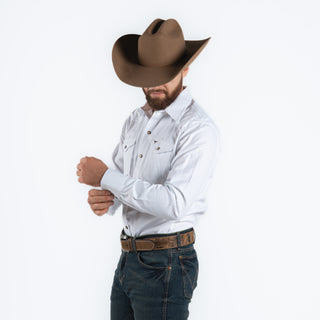 Camisa Rodeo Blanco Caballero
