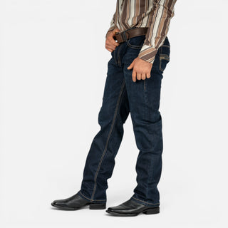 Jeans Rock & Roll Denim Revolver Straight Boot Dark Wash Caballero