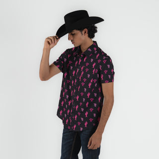 Camisa Rock & Roll Denim Desert Black Caballero