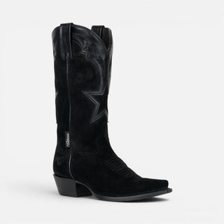 Bota Caborca Sparks Gamuza Negro Dama