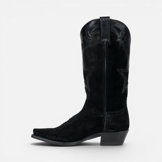 Bota Caborca Sparks Gamuza Negro Dama