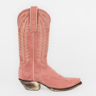 Bota Caborca Raya Gamuza Rosa Dama