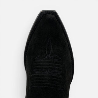 Bota Caborca Sparks Gamuza Negro Dama