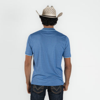 Playera Polo Cuadra Denim Caballero