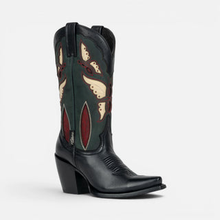 Bota Caborca Farfalla Austin Negro Dama