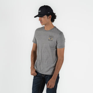 Playera Rock & Roll Denim Cowboy Grey Caballero