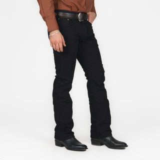 Jeans Wrangler Retro Slim Boot Black Caballero
