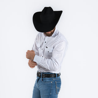 Camisa Coyote Ranch Blanco Caballero