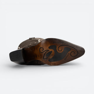 Bota Cuadra Res Becerro Nobuck Gris Dama