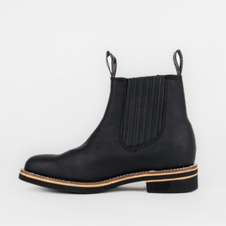 Botín Establo 515 Negro Graso Caballero