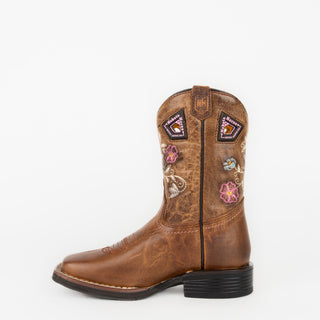 Bota Nokota Grey 18 Vaquero Cuioi Rubí Mostaza Niña