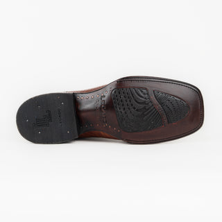 Bota Rio Grande Taos Panza De Avestruz Cognac Caballero