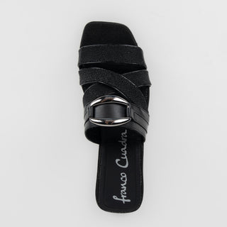 Sandalia Franco Cuadra Mantarraya Negro Dama