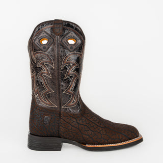 Bota Nokota Morgan 18 Cuello De Toro Café Rubí Tabaco Caballero