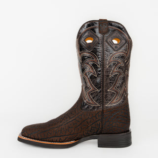 Bota Nokota Morgan 18 Cuello De Toro Café Rubí Tabaco Caballero