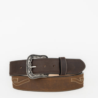 Cinturón Coyote Ranch Piel Café Chocolate Caballero