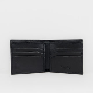 Billetera Cuadra Alligator Negro Caballero