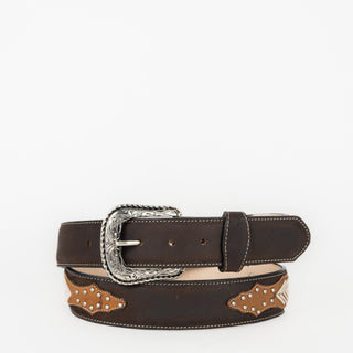 Cinturón Coyote Ranch Concho Estrella Chocolate Caballero