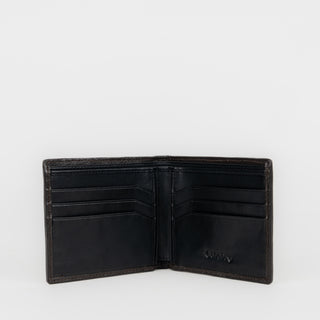 Billetera Cuadra Alligator Café Caballero