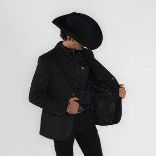 Saco Vaquero McAllen Cowboy Gamuza Black Caballero