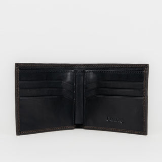 Billetera Cuadra Venado Italiano Café Caballero