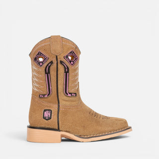 Bota Nokota Aabril 18 Gamuza Miel Bebé