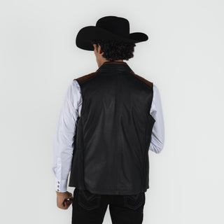 Chaleco Cuadra Cordero Flore café Caballero