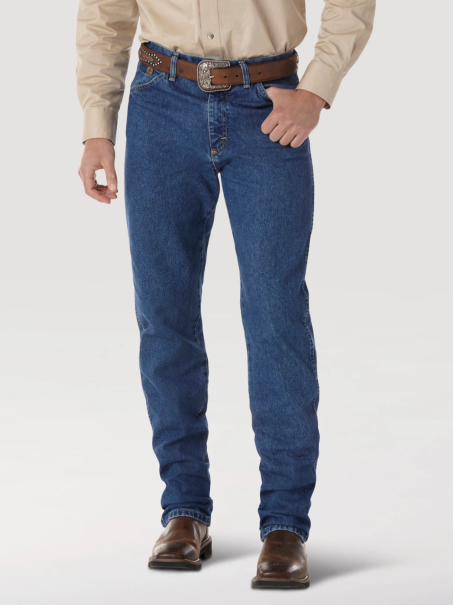 Jeans Wrangler George Strait Original Fit Heavyweight Stone Caballero