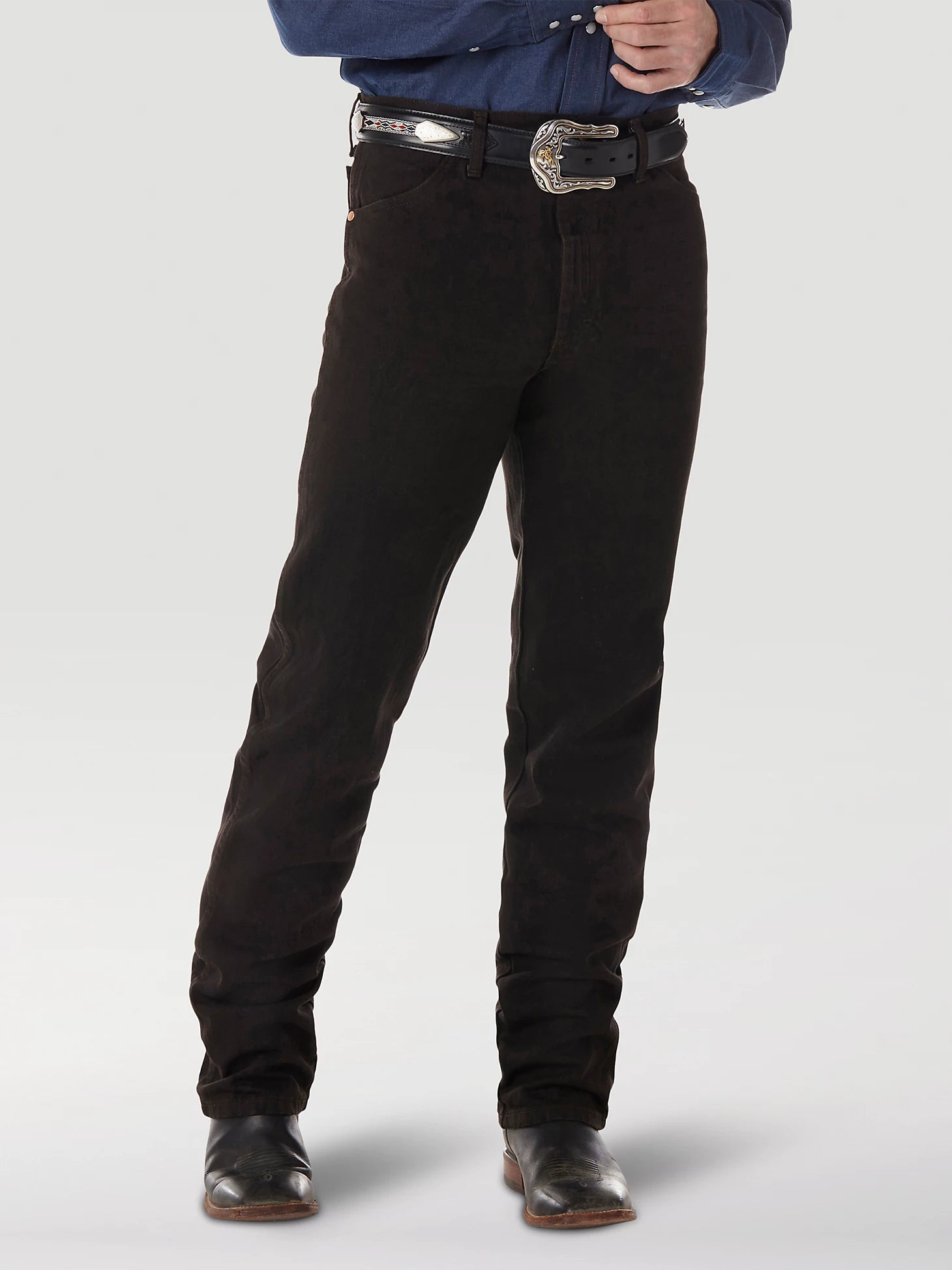 Jeans Wrangler Original Fit Black Chocolate Caballero