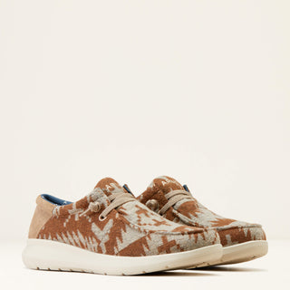 Calzado Casual Ariat Hilo Stretch Lace Tan Aztec Caballero