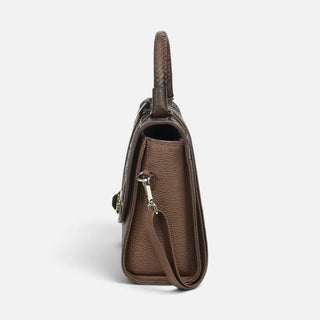 Bolso Cuadra Res Azteca Miel Dama