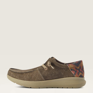 Calzado Casual Ariat Hilo Strech Lace-Dark Tan/Rust Aztec Print Caballero