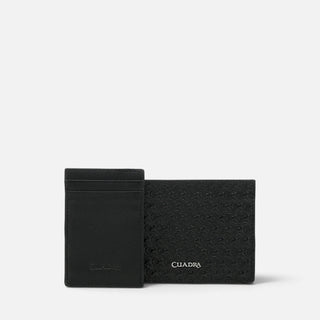 Billetera Cuadra Res Azteca Negro Caballero